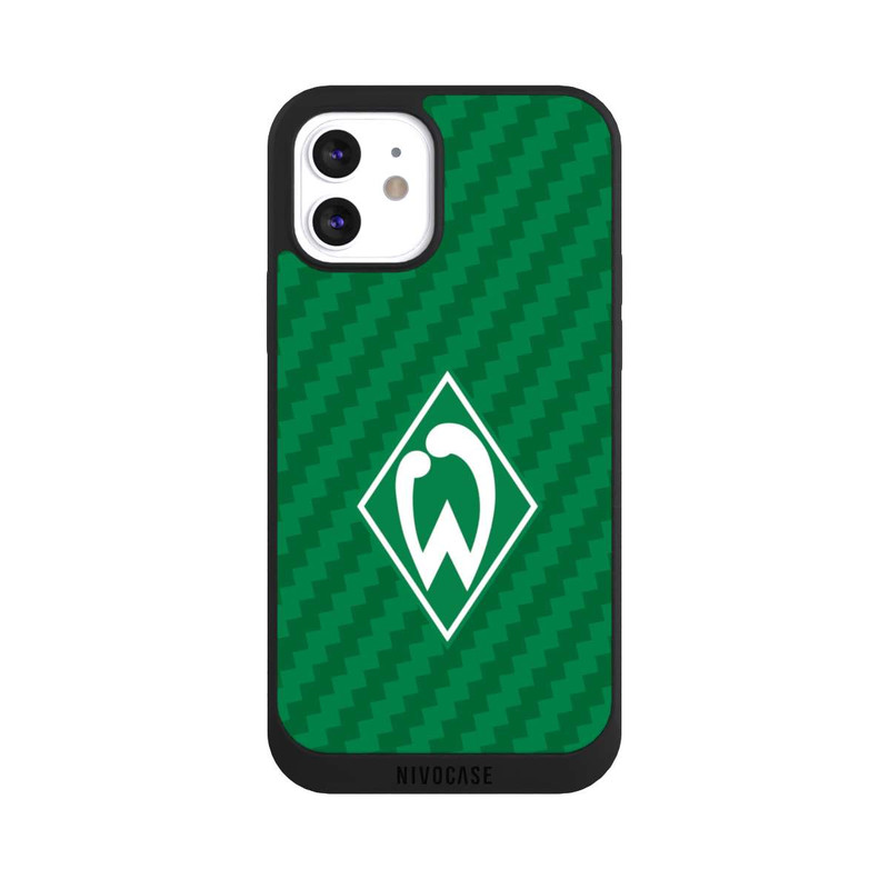 iPhone 12 NIVOpure Carbonlook - Werder Bremen