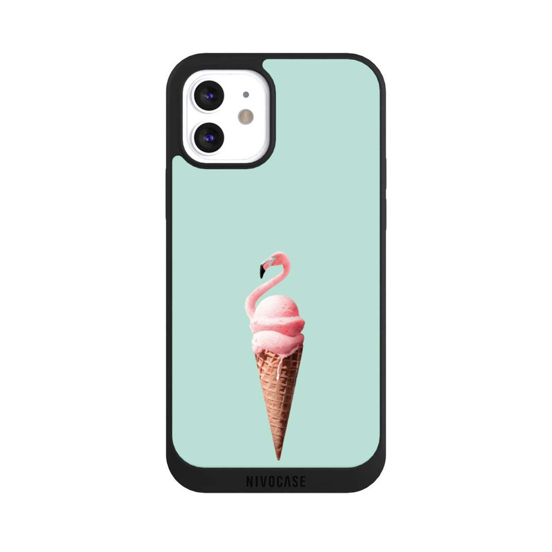 iPhone 12 NIVOpure Flamingo ice cream