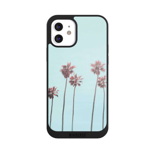 Apple iPhone 12 NIVOpure Hellrosa Strandpalme Paradies