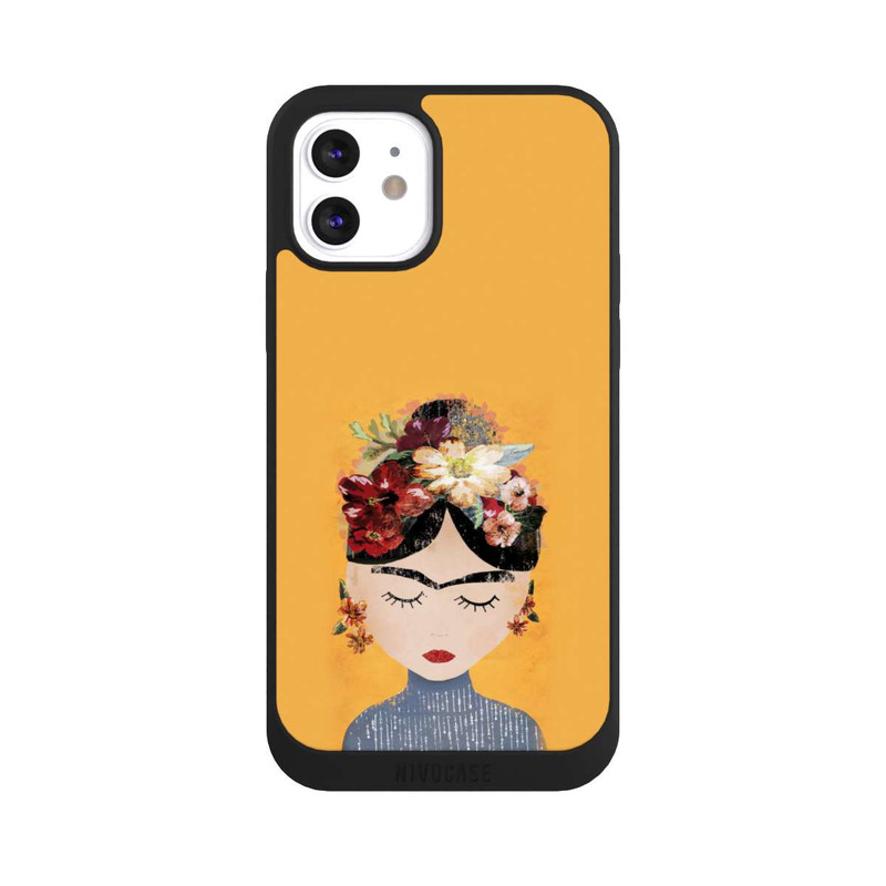 iPhone 12 NIVOpure Art Girl Eyebrowes Yellow