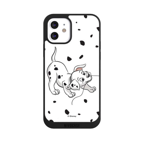 Apple iPhone 12 NIVOpure Couple Dalmatian Left