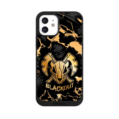 Apple iPhone 12 NIVOpure Marble Gold Logo