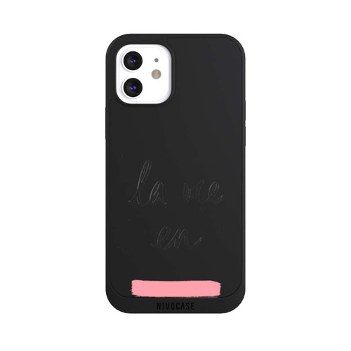 Apple iPhone 12 NIVOpure La vie en Rosa Transparent