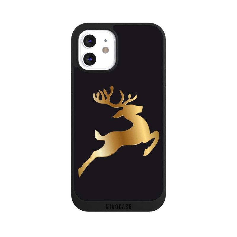 iPhone 12 NIVOpure Gold Reindeer