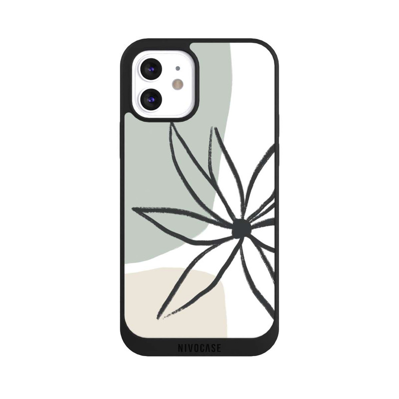 iPhone 12 NIVOpure Blume Minze und Sahne