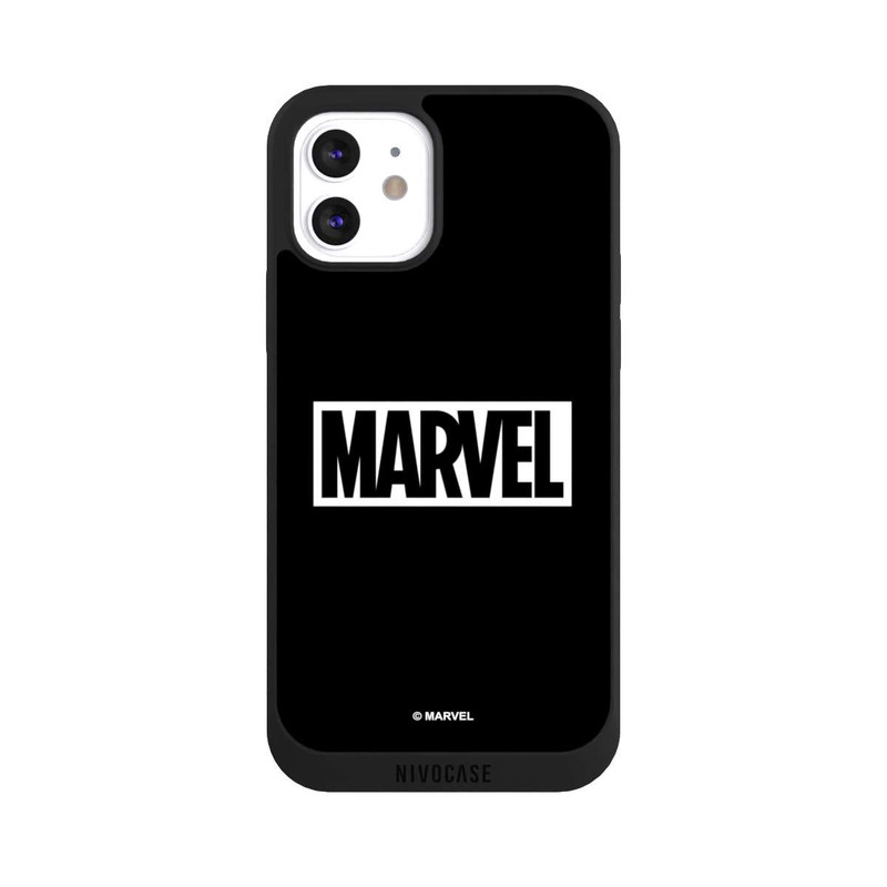 iPhone 12 NIVOpure Marvel Logo Black