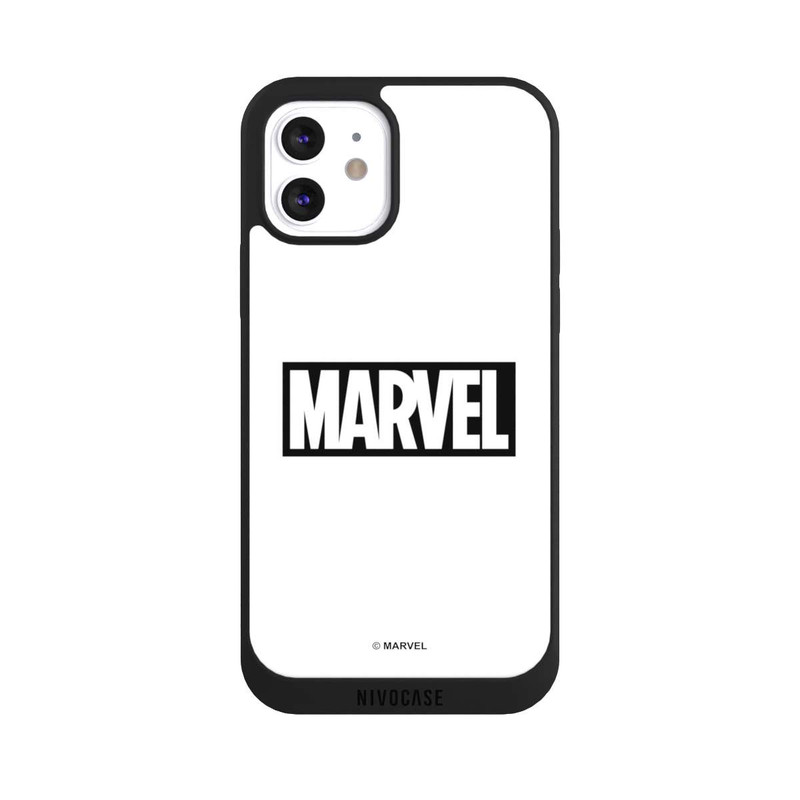 iPhone 12 NIVOpure Marvel Logo White
