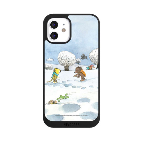Apple iPhone 12 NIVOpure Kleiner Bär und kleiner Tiger im Schnee