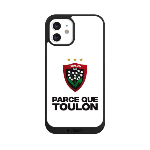 Apple iPhone 12 NIVOpure RC Toulonnais Blanc