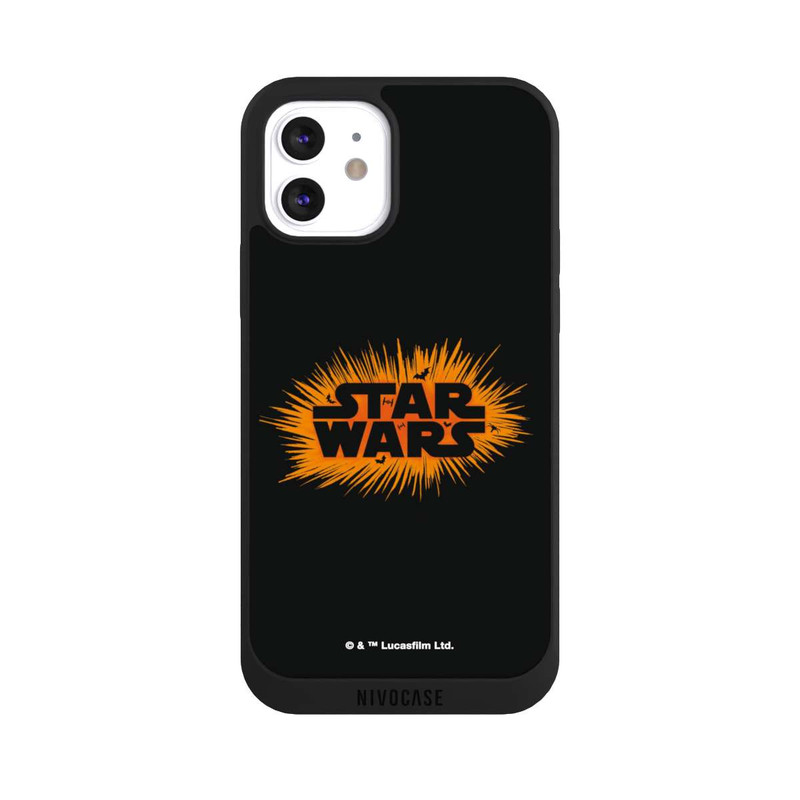 iPhone 12 NIVOpure Star Wars Logo Orange Halloween Explosion