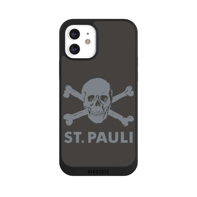 iPhone 12 NIVOpure FC St. Pauli Logo Grau