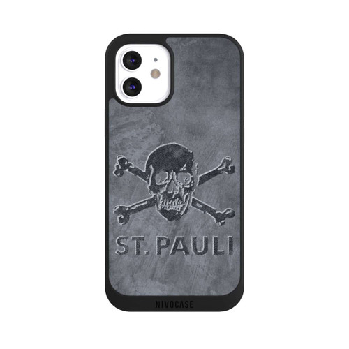 Apple iPhone 12 NIVOpure FC St. Pauli Grau Beton