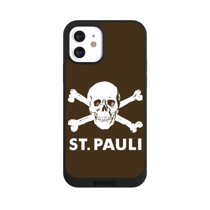 iPhone 12 NIVOpure FC St. Pauli Logo Braun