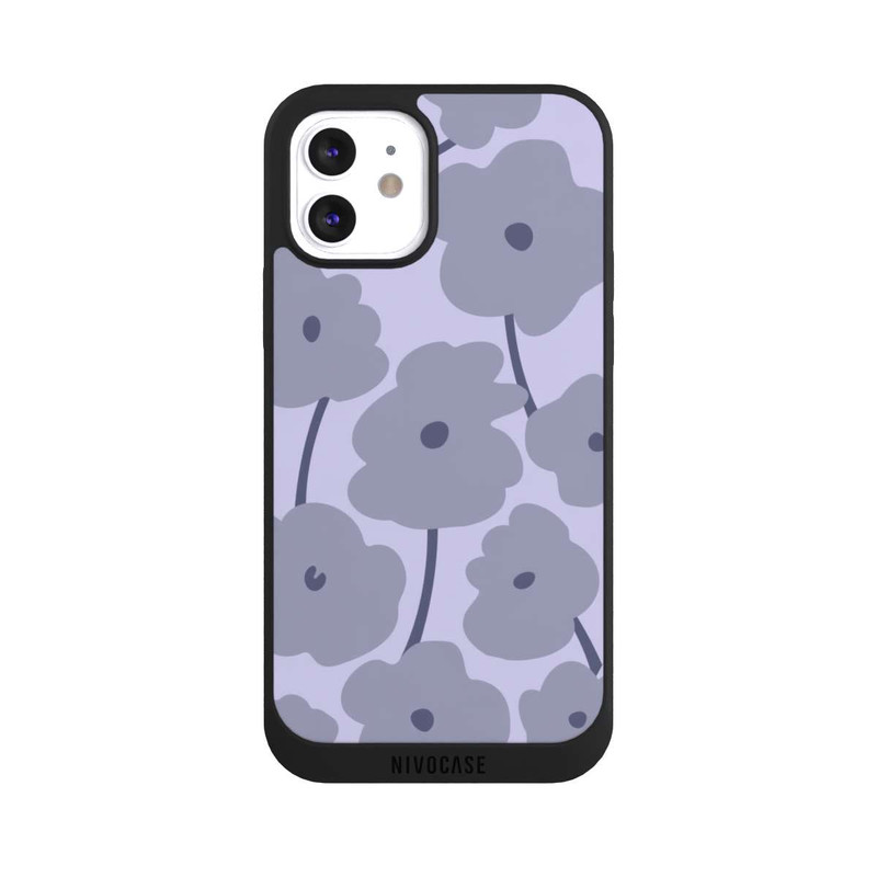 iPhone 12 NIVOpure Minimalistic Flowers Lilac