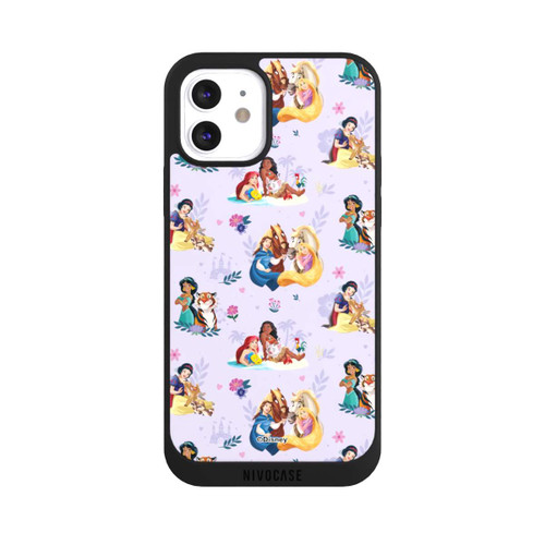 Apple iPhone 12 NIVOpure Princess Floral Pattern Purple