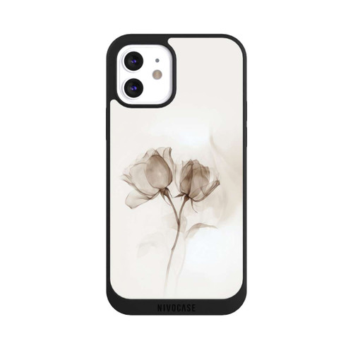 Apple iPhone 12 NIVOpure Braune Rose Blume Nebel