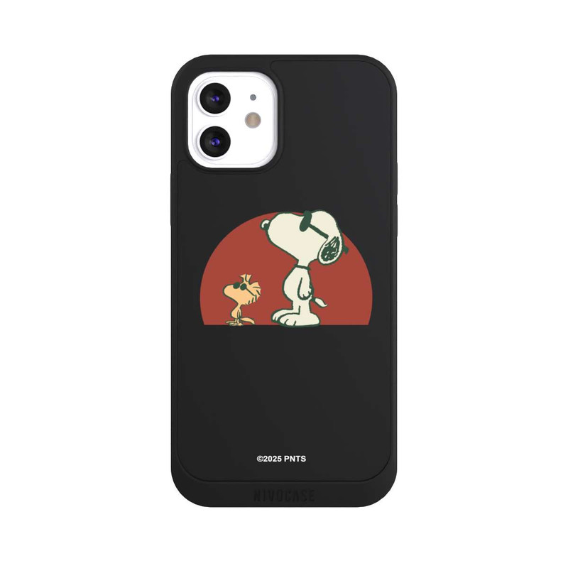 iPhone 12 NIVOpure Snoopy Woodstock Far Out transparent