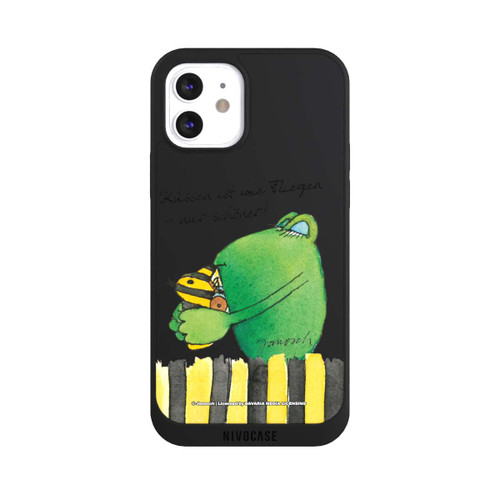 Apple iPhone 12 NIVOpure Frosch Küssen ist wie Fliegen Transparent