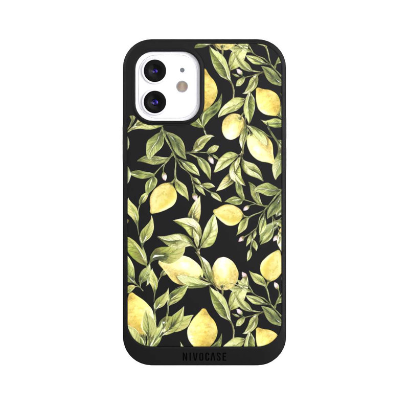 iPhone 12 NIVOpure Lemon Summer Pattern Transparent