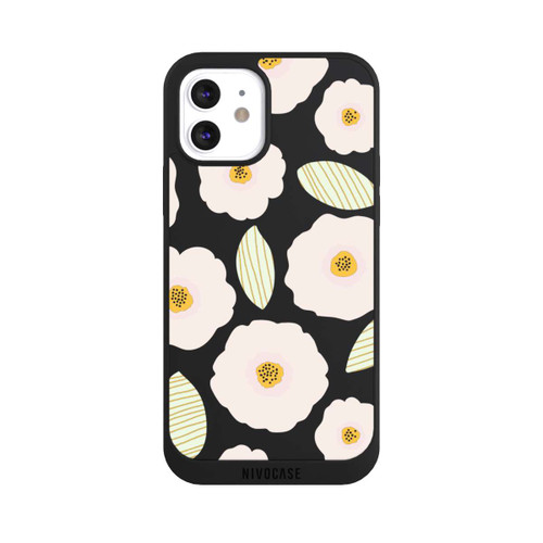 Apple iPhone 12 NIVOpure Simple Pastell Flowers Light Transparent