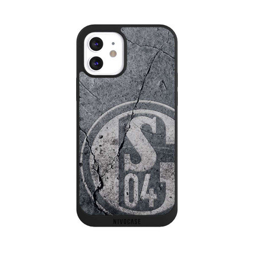 Apple iPhone 12 NIVOpure Schalke 04 Beton Look