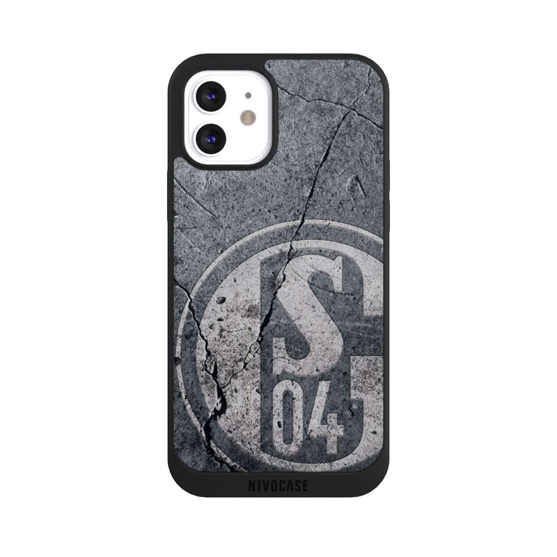 iPhone 12 NIVOpure Schalke 04 Beton Look