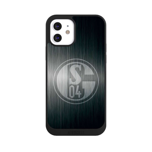 Apple iPhone 12 NIVOpure Schalke 04 Metall Look