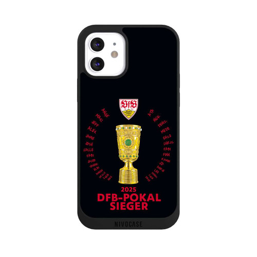 Apple iPhone 12 NIVOpure VfB DFB-Pokal Sieger Schwarz