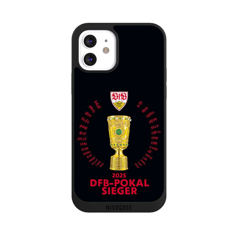iPhone 12 NIVOpure VfB DFB-Pokal Sieger Schwarz