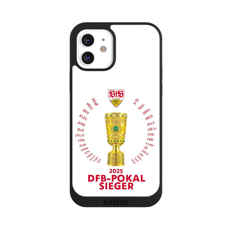 iPhone 12 NIVOpure VfB DFB-Pokal Sieger Weiß