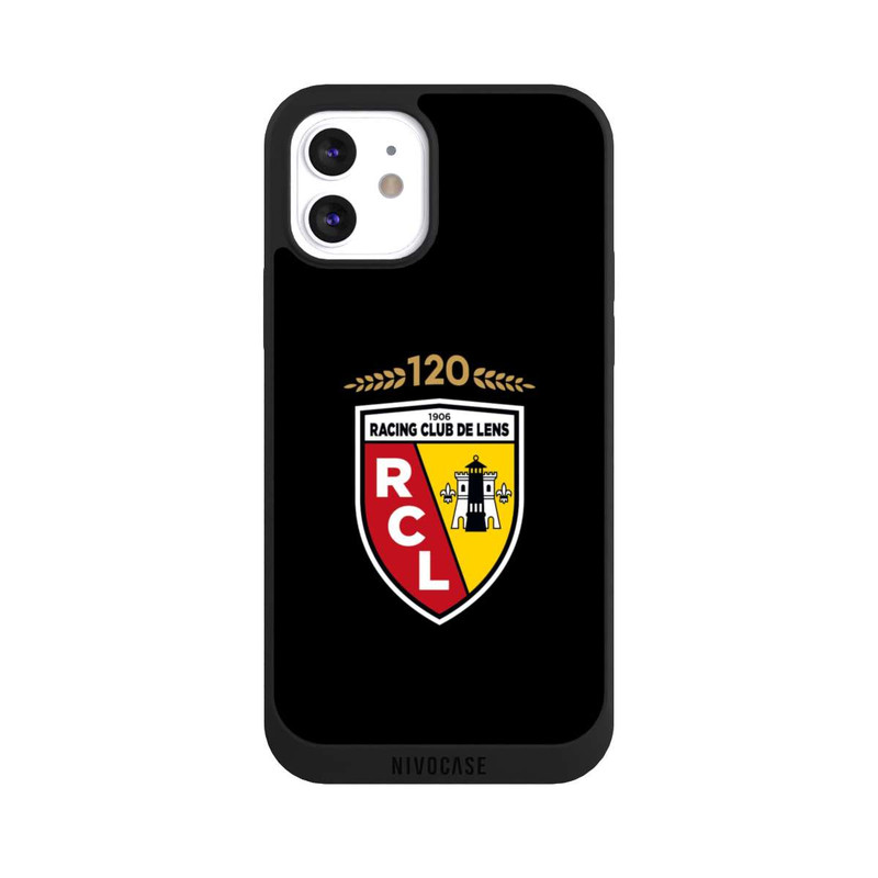 iPhone 12 NIVOpure RC Lens 120 Jahre Jubiläums Logo schwarz