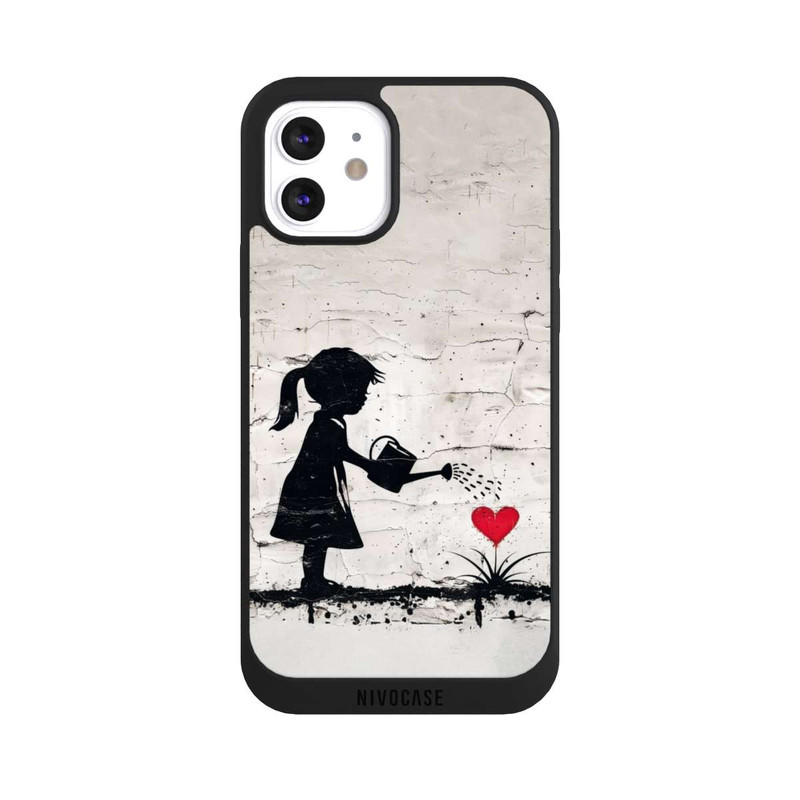 iPhone 12 NIVOpure Girl Watering Bunch of Flowers 
