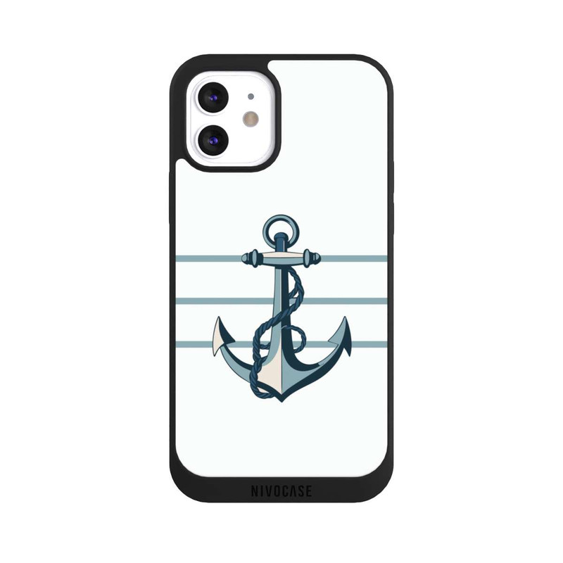 iPhone 12 NIVOpure Anchor Line White with AI