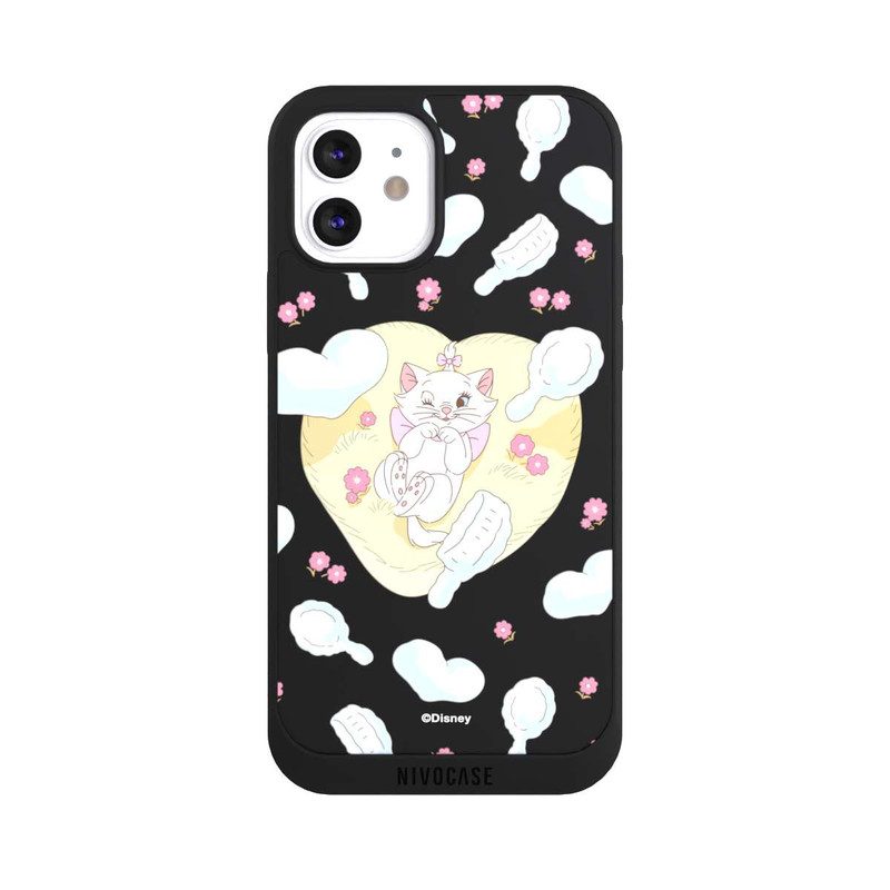 iPhone 12 NIVOpure Aristocats Marie Hearts Yellow Transparent