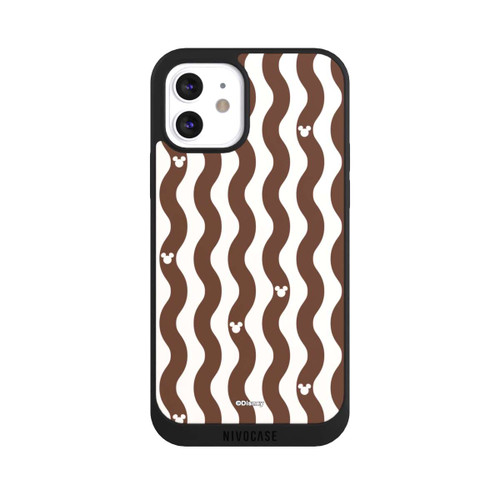 Apple iPhone 12 NIVOpure Micky Muster Braune Wellen