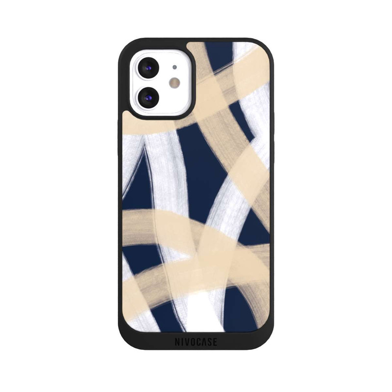 iPhone 12 NIVOpure Laced Up Beije Blue