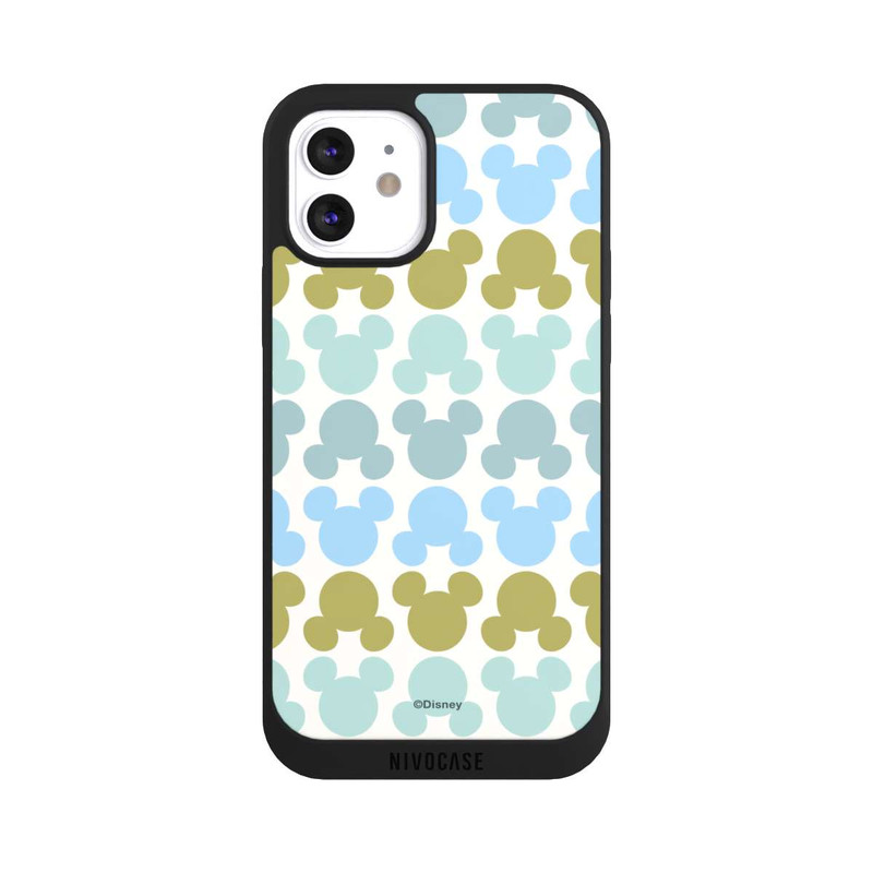 iPhone 12 NIVOpure Disney Mickey Icon Pattern Green and Blue