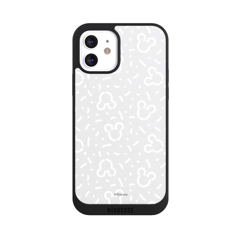 iPhone 12 NIVOpure Disney Mickey Icon Pattern Grey