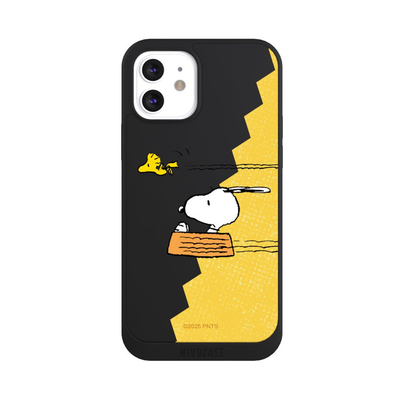 iPhone 12 NIVOpure Peanuts-Snoopy und Woodstock Transparent