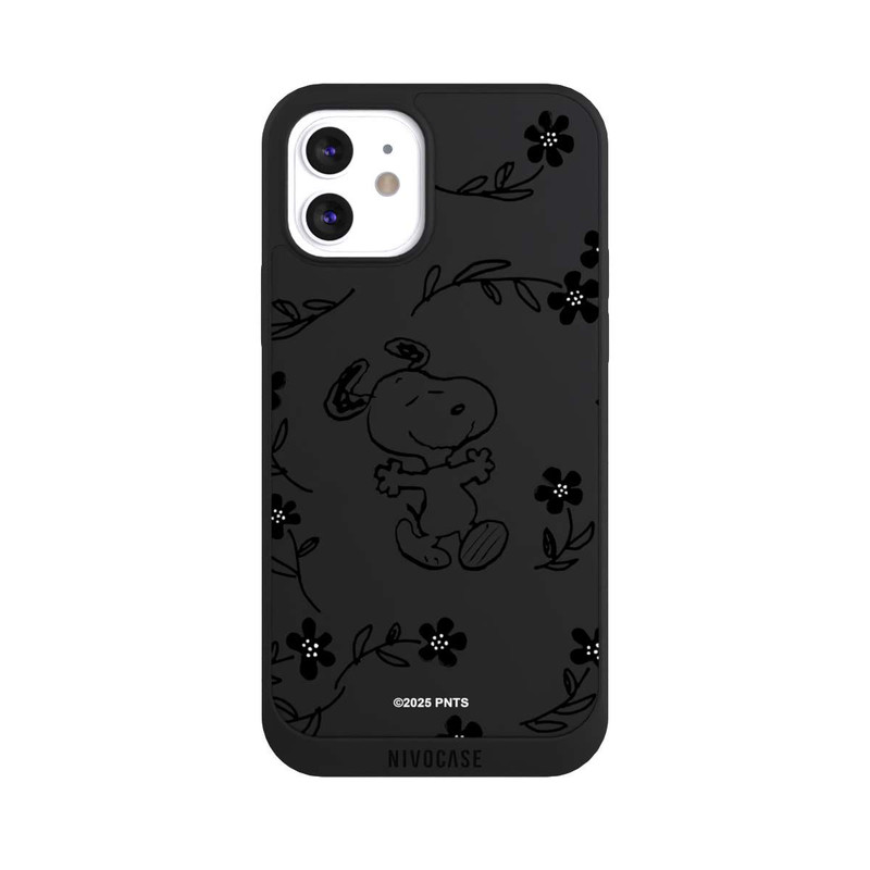 iPhone 12 NIVOpure Snoopy und Flowers Transparent