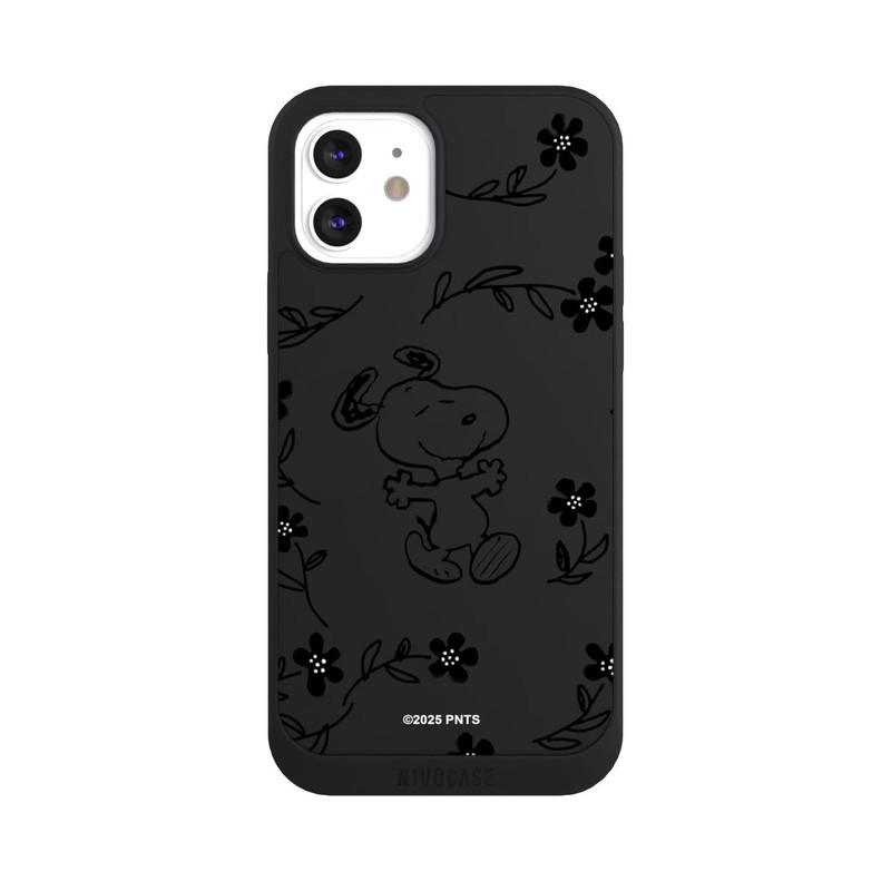 iPhone 12 NIVOpure Snoopy und Flowers Transparent