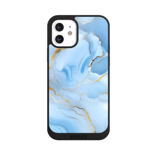 Apple iPhone 12 NIVOpure Blauer Marmor
