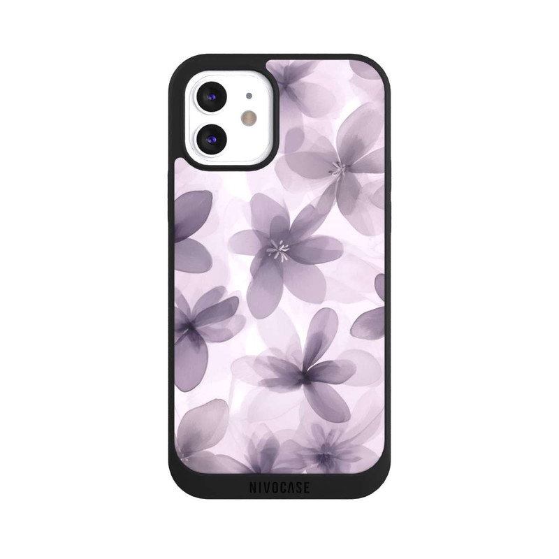 iPhone 12 NIVOpure Romantic Flowers Lavender with AI