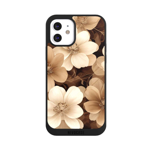 Apple iPhone 12 NIVOpure Naturfarbene Negativblumen mit KI