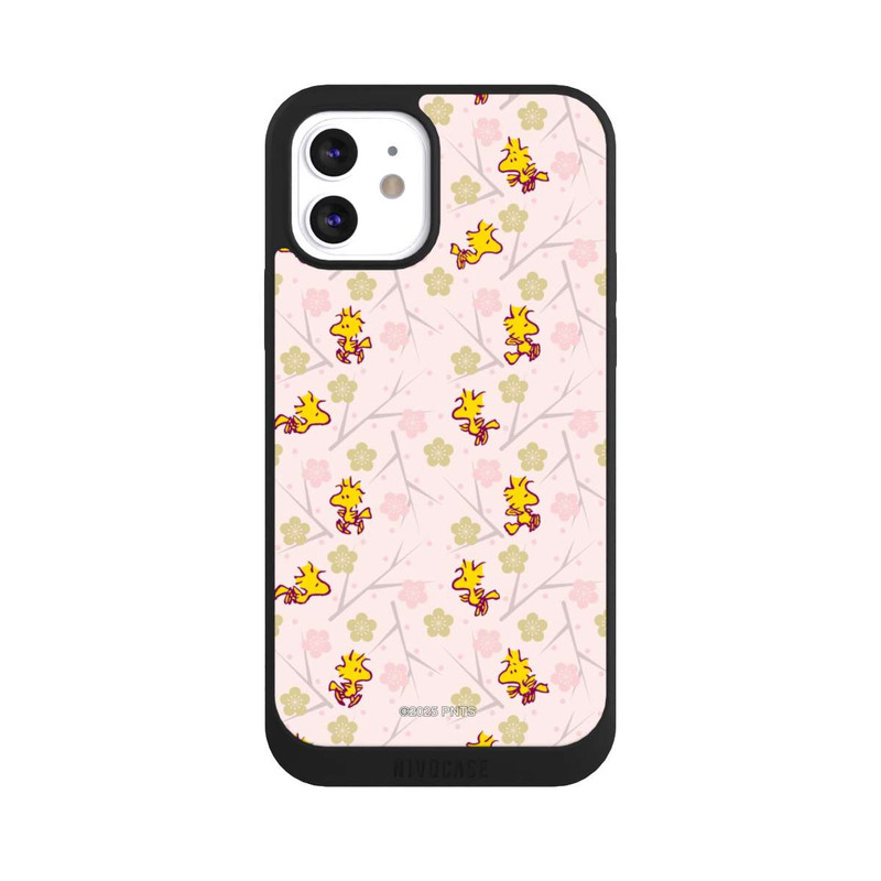 iPhone 12 NIVOpure Woodstock Pink Pattern