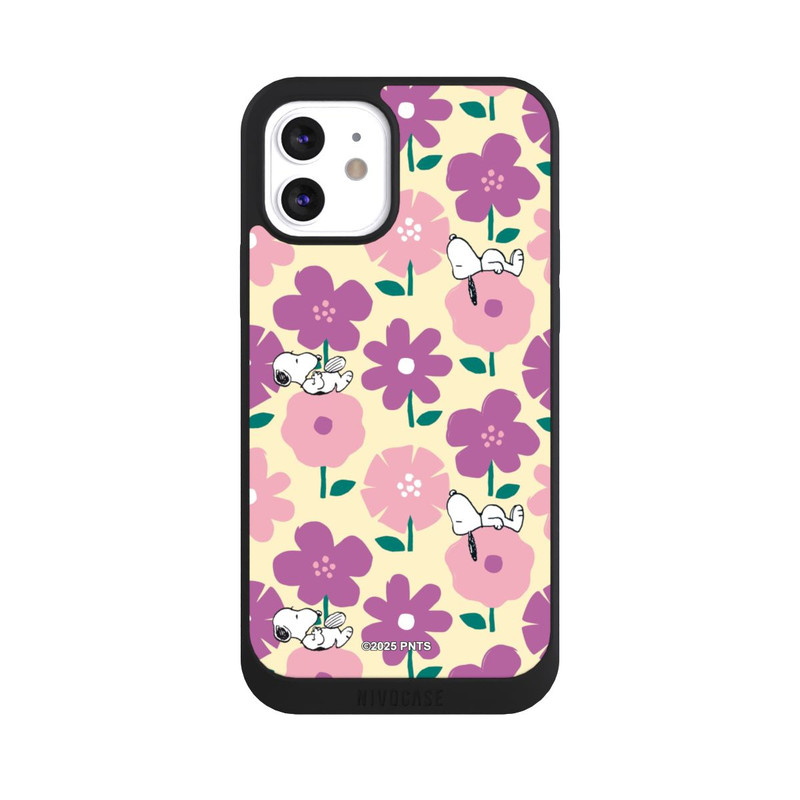 iPhone 12 NIVOpure Peanuts Flower Pattern Yellow
