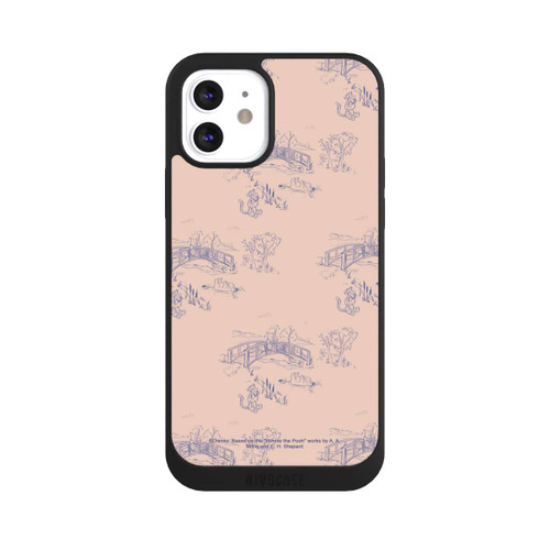 Apple iPhone 12 NIVOpure Winnie Puuh Keramik Muster Brücke Pink
