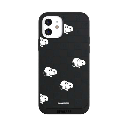 Apple iPhone 12 NIVOpure Snoopy Checked Pattern