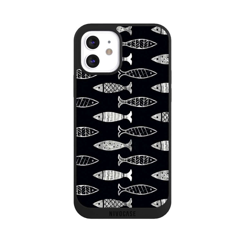 iPhone 12 NIVOpure Black Fishy Theme