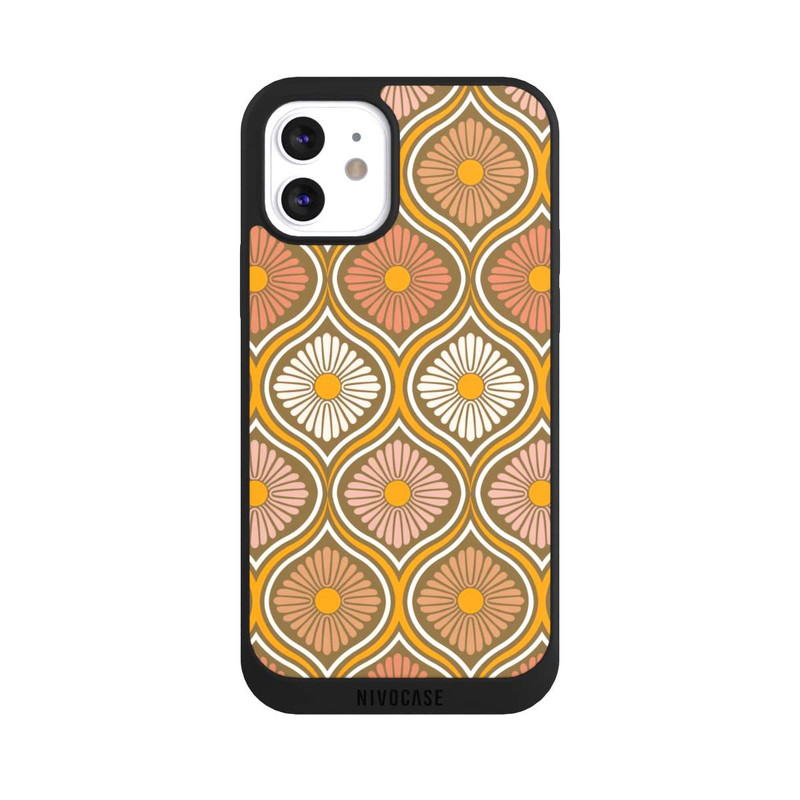 iPhone 12 NIVOpure Groovy 70s Retro Mid-Century Daisy Flowers